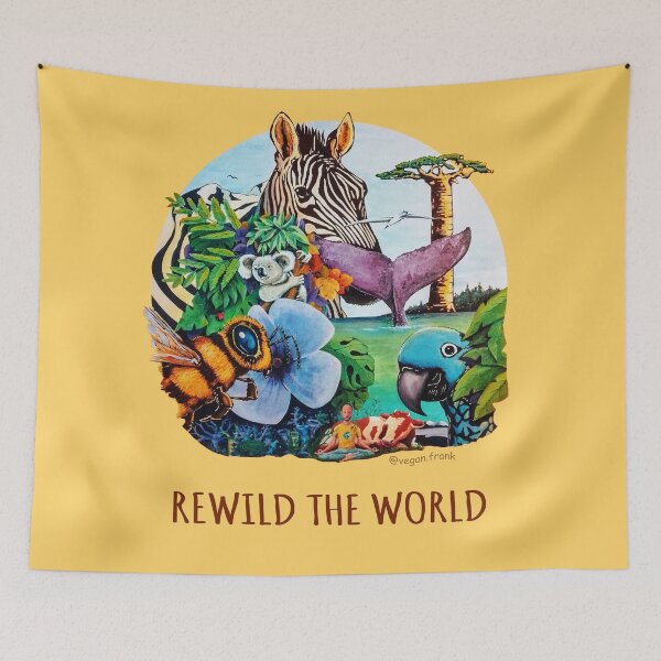 Item preview, Rewild the World - A life on our planet designed and sold by Frank J. Art.