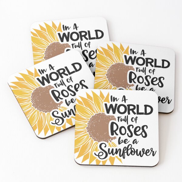 Item preview, In A World Full of Roses be a Sunflower designed and sold by Eavance.