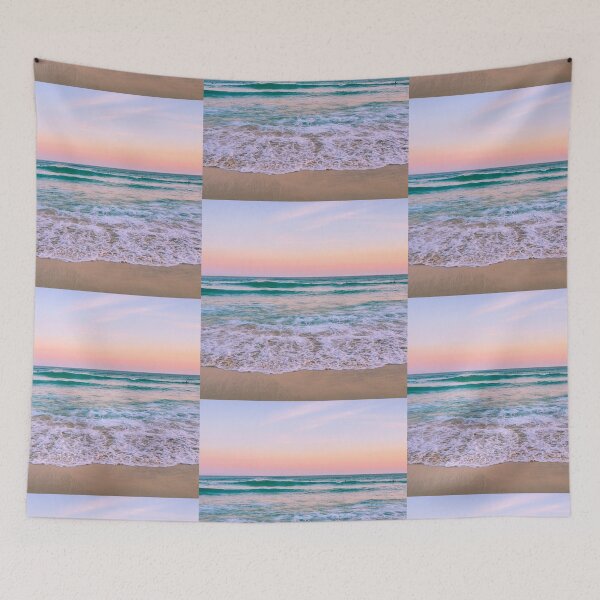 Item preview, Relaxing Tropical Ocean Beach Sunset designed and sold by silviaol.