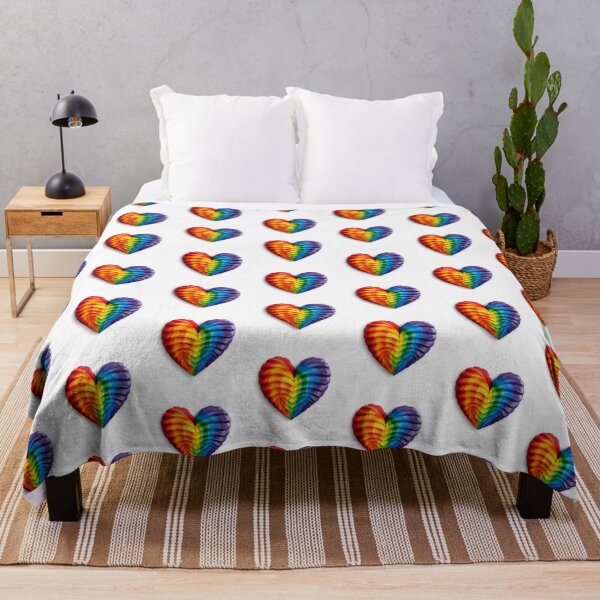 Item preview, Textured Rainbow Heart designed and sold by Earth Nature Creations.
