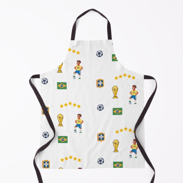 Item preview, pack stickers brazil 8-bit Pixel Design of the Brazil National Team Champions Cup, 5 Stars, and Flag designed and sold by fabiand1927.