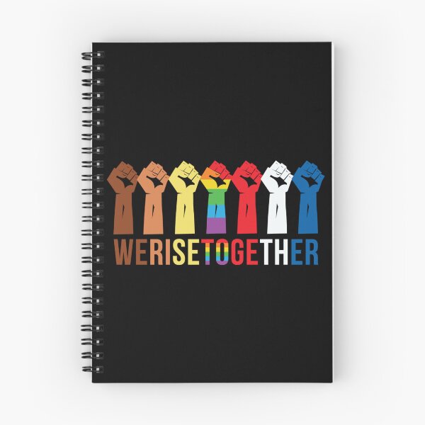 Item preview, We Rise Together. LGBTQ Pride designed and sold by Subtle Pride Shop.