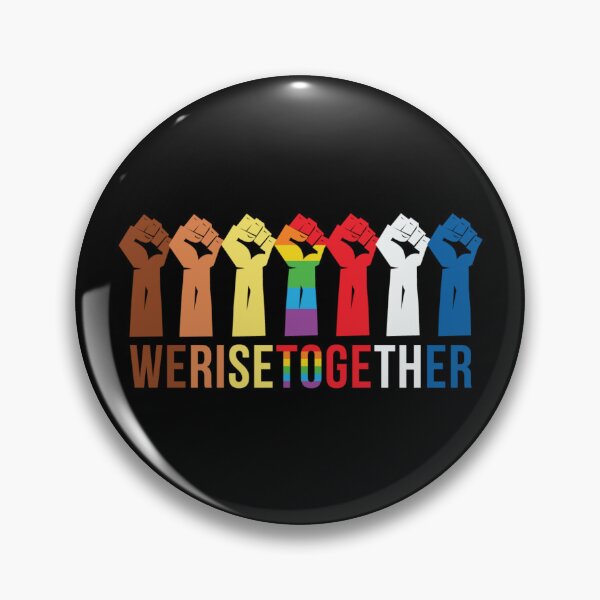 Item preview, We Rise Together. LGBTQ Pride designed and sold by Subtle Pride Shop.