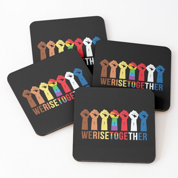 Item preview, We Rise Together. LGBTQ Pride designed and sold by Subtle Pride Shop.