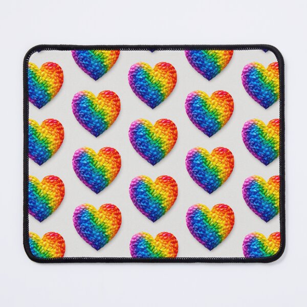 Item preview, Textured Rainbow Heart designed and sold by Earth Nature Creations.