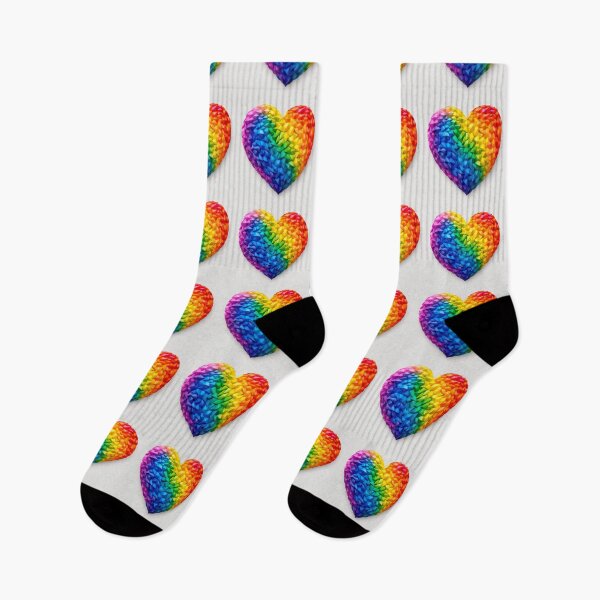 Item preview, Textured Rainbow Heart designed and sold by Earth Nature Creations.