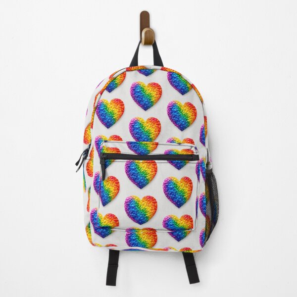 Item preview, Textured Rainbow Heart designed and sold by Earth Nature Creations.