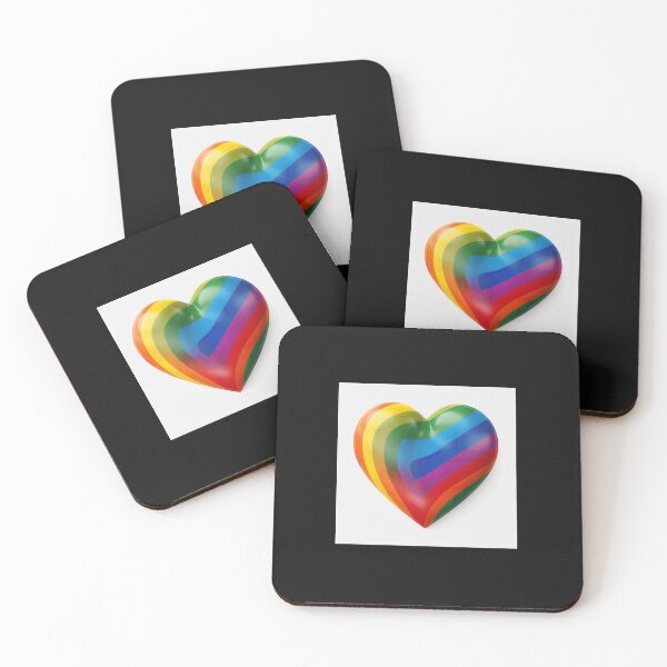 Item preview, Textured Rainbow Heart designed and sold by Earth Nature Creations.