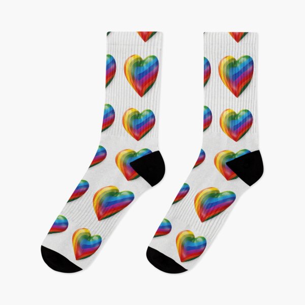 Item preview, Textured Rainbow Heart designed and sold by Earth Nature Creations.