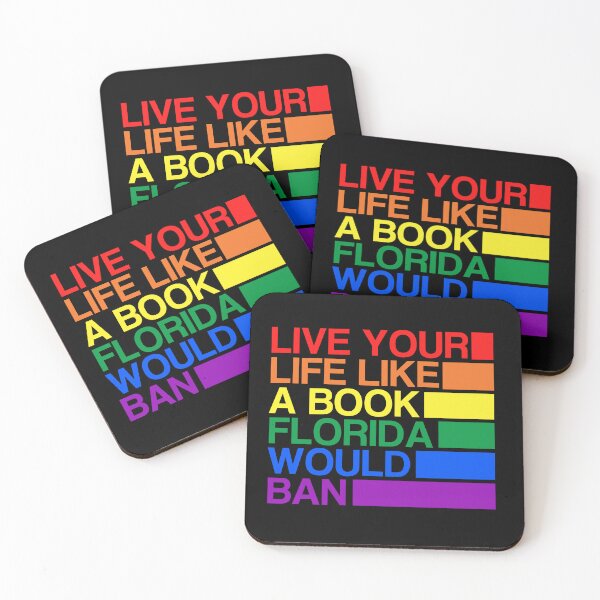 Item preview, Live Your Life Like A Book Florida Would Ban. LGBTQ Pride designed and sold by Subtle Pride Shop.