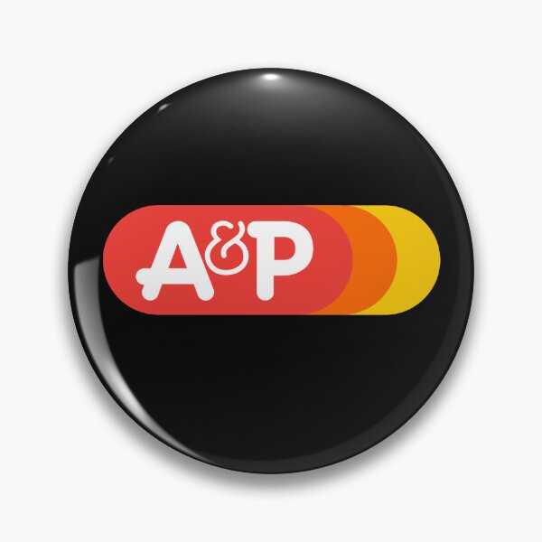 Item preview, A&P Grocery Store Retro Logo designed and sold by smartbunnyRG.