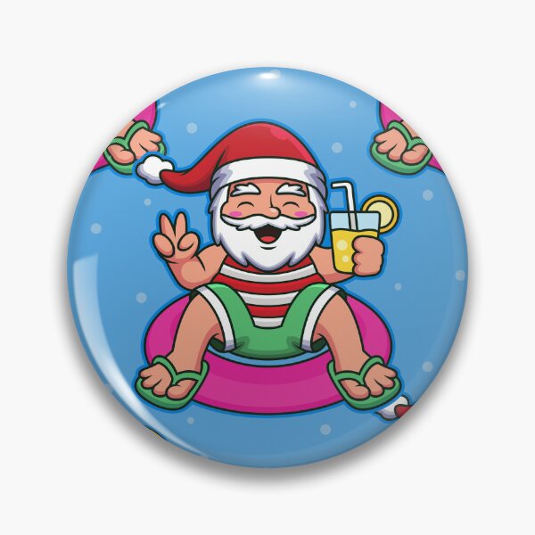 Item preview, pool summer santa funny christmas designed and sold by Gossip Rag.