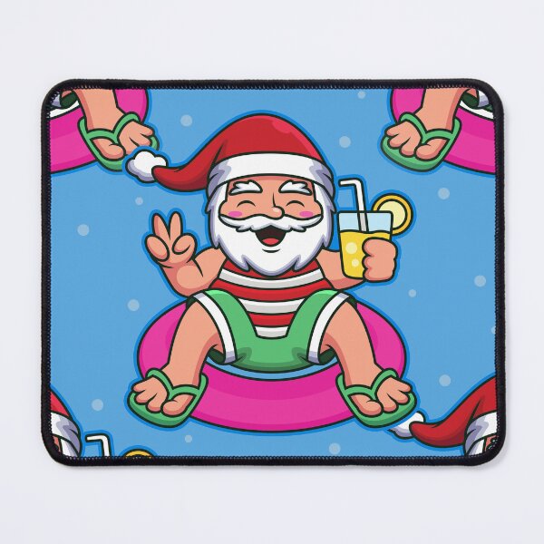 Item preview, pool summer santa funny christmas designed and sold by Gossip Rag.