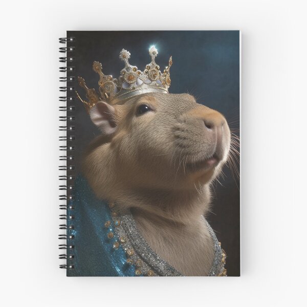 Item preview, Royal Capybara with Crown designed and sold by MythicPrompts.