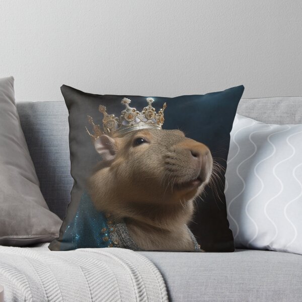 Item preview, Royal Capybara with Crown designed and sold by MythicPrompts.