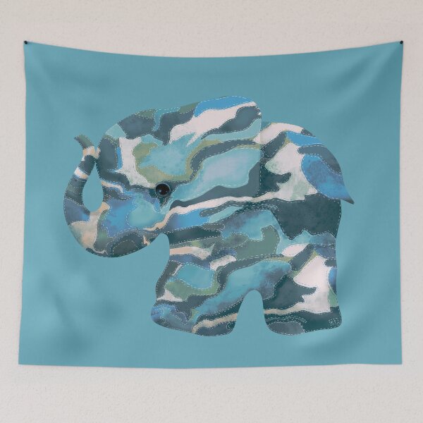 Item preview, Camouflage Elephant designed and sold by Karin Taylor.