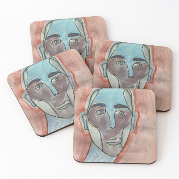 Item preview, The Blue Man in Red designed and sold by Clara Biernacki.