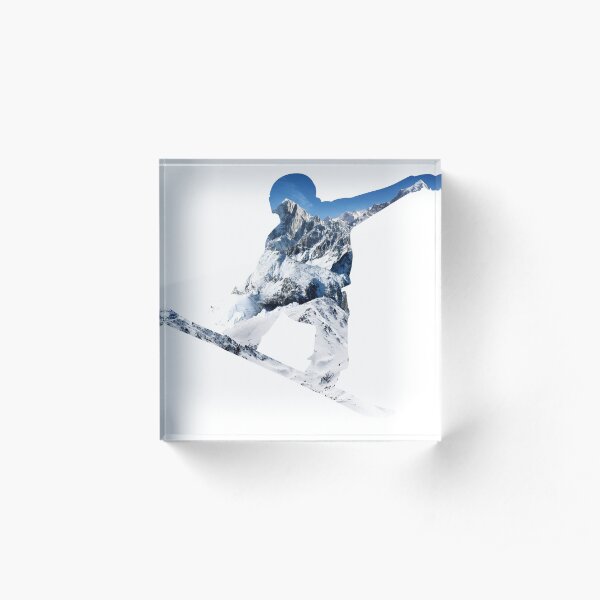 Snowboard Acrylic Block