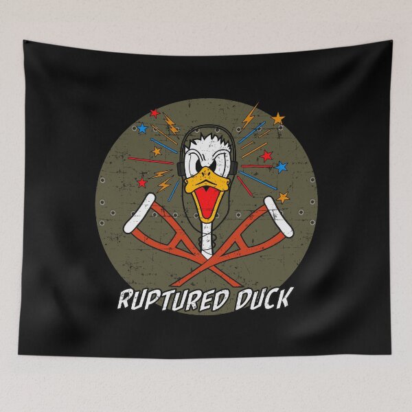 Item preview, USAF - B-25 Ruptured Duck Noise Art - Grunge Style designed and sold by pzd501.