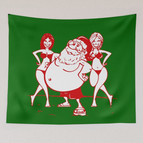 Item preview, sexy santa claus bikini beach xmas  designed and sold by Gossip Rag.