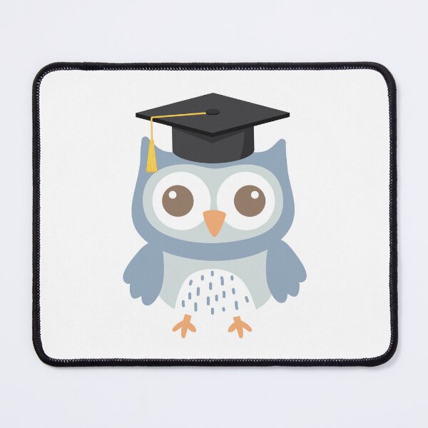 Item preview, Cute owl with graduation cap designed and sold by theunico.