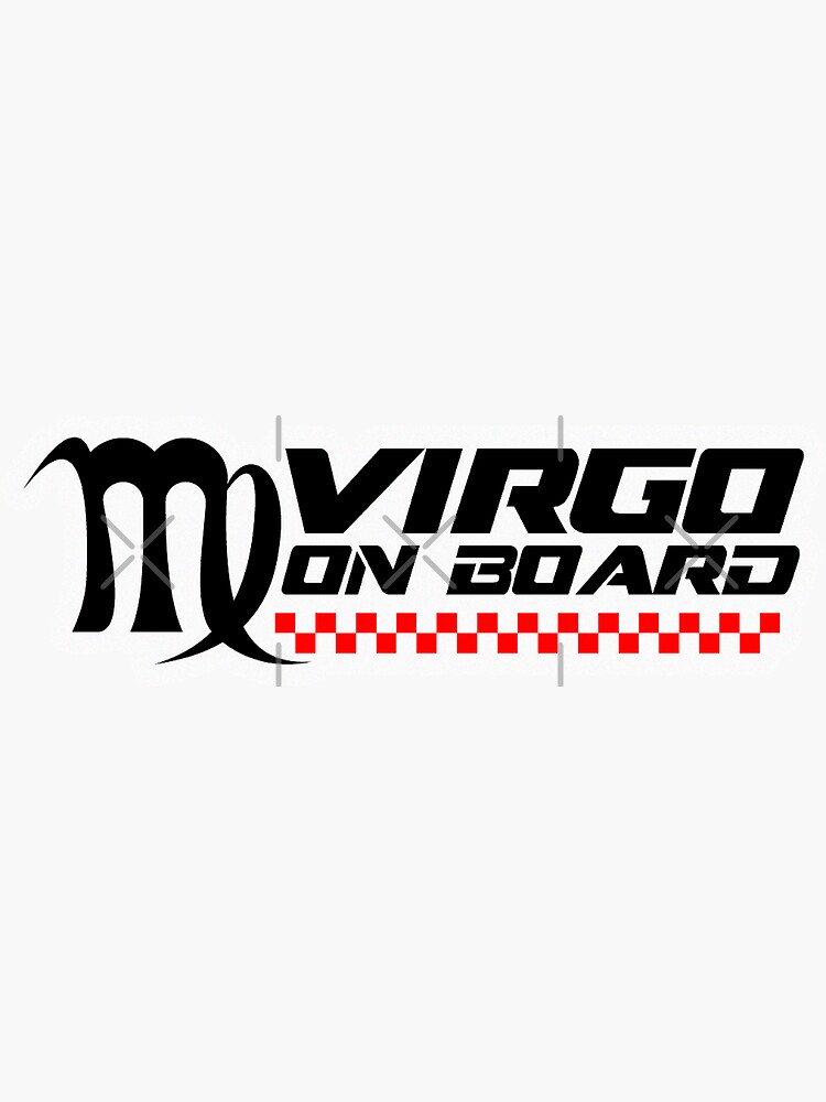 Thumbnail 3 of 3, Sticker, Virgo on Board! designed and sold by LizzyBasil.