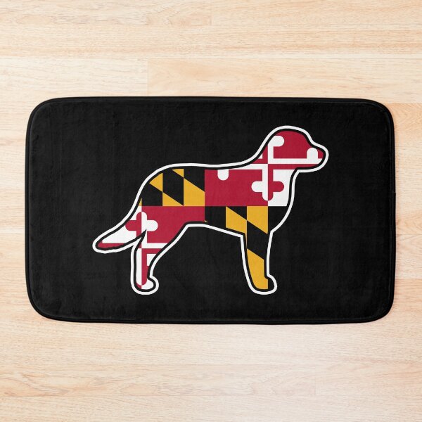 Item preview, Maryland Flag Chesapeake Bay Retriever Dog Silhouette designed and sold by Jenn Inashvili.