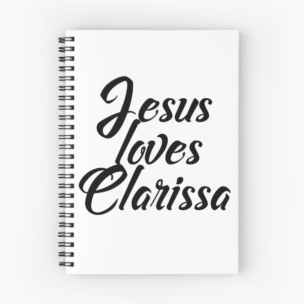 Item preview, Jesus loves Clarissa designed and sold by Shalomjoy.