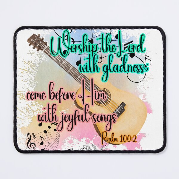 Item preview, Worship the Lord with gladness designed and sold by sinceredesigns.