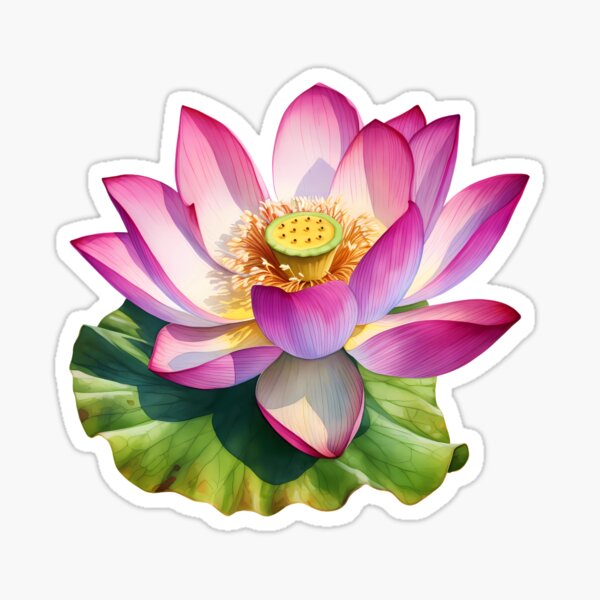 Lotus Sticker