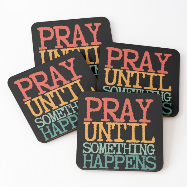 Item preview, Pray Until Something Happens Color Letters Typewriter Font designed and sold by GFamilyC.