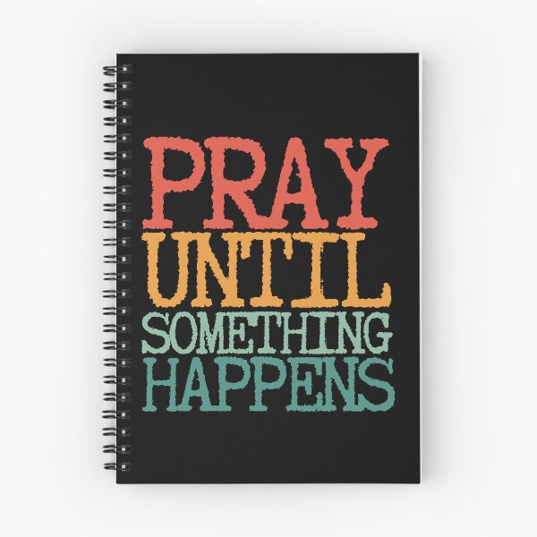 Item preview, Pray Until Something Happens Color Letters Typewriter Font designed and sold by GFamilyC.