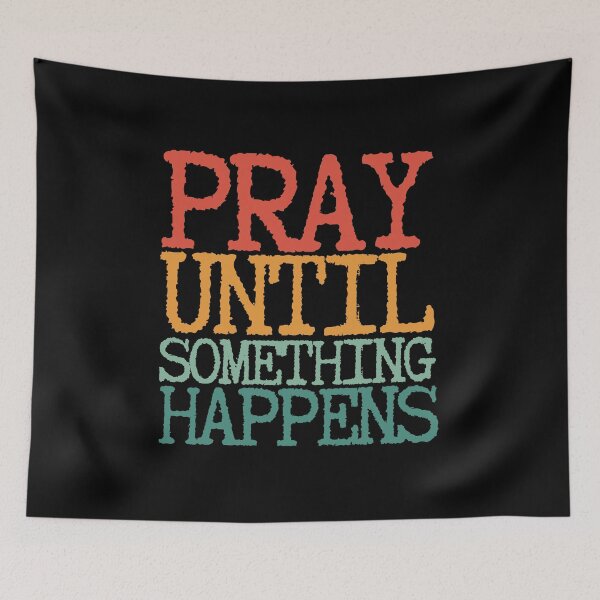 Item preview, Pray Until Something Happens Color Letters Typewriter Font designed and sold by GFamilyC.