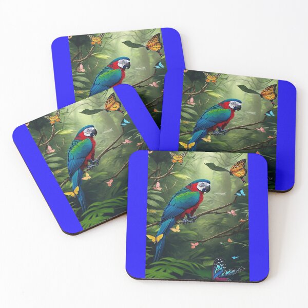 Item preview, Colorful Harmony: Parrot and Butterfly Dance designed and sold by Angelle55.