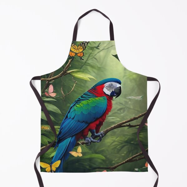 Item preview, Colorful Harmony: Parrot and Butterfly Dance designed and sold by Angelle55.