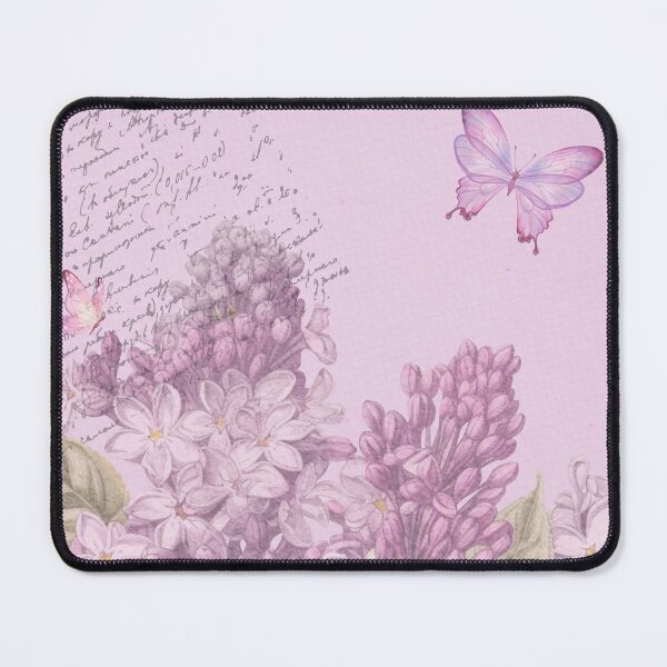 Item preview, Purple Butterfly Watercolor Lilac Flowers designed and sold by Bright76.