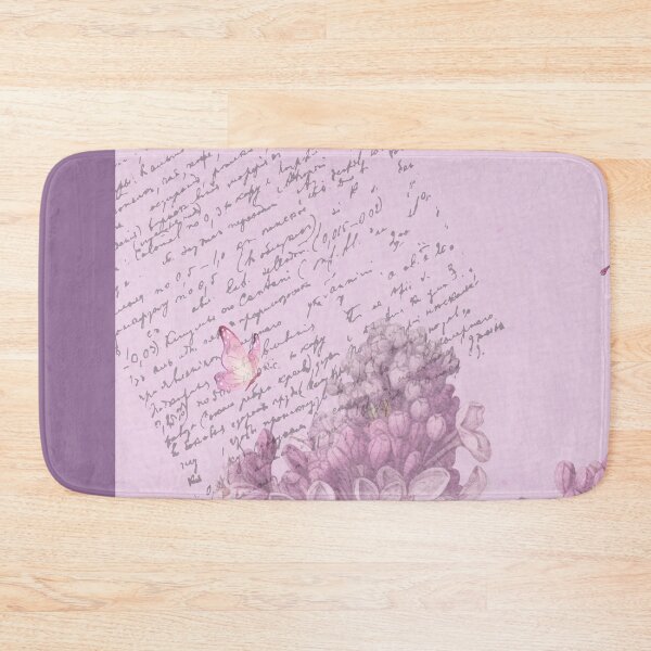Item preview, Purple Butterfly Watercolor Lilac Flowers designed and sold by Bright76.