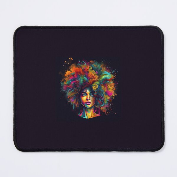 Item preview, very sexy colorfull afro lady designed and sold by ArtConverge.