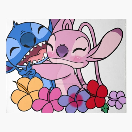 Angel and Stitch Mistletoe