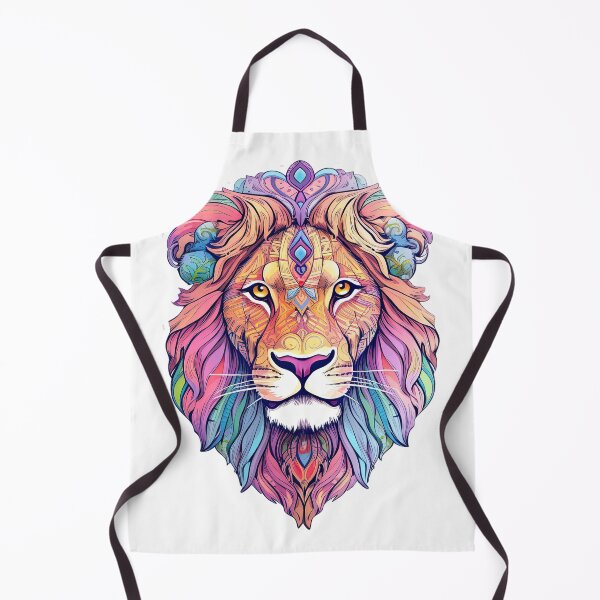 Item preview, Vibrant Majesty: The Colorful Lion designed and sold by cece4410.