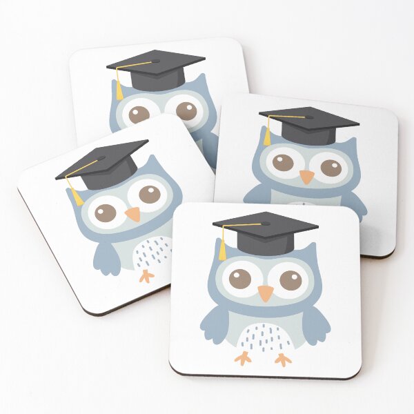 Item preview, Cute owl with graduation cap designed and sold by theunico.