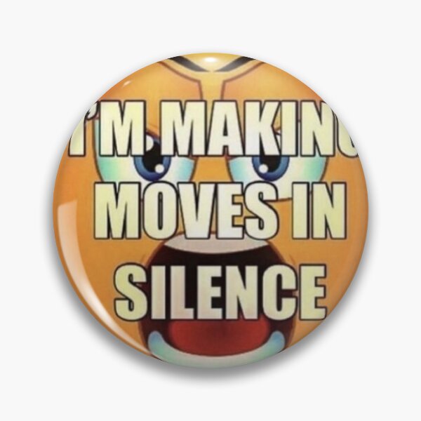 Item preview, i'm making moves in silence draincore webcore funny sticker designed and sold by harajokeu.