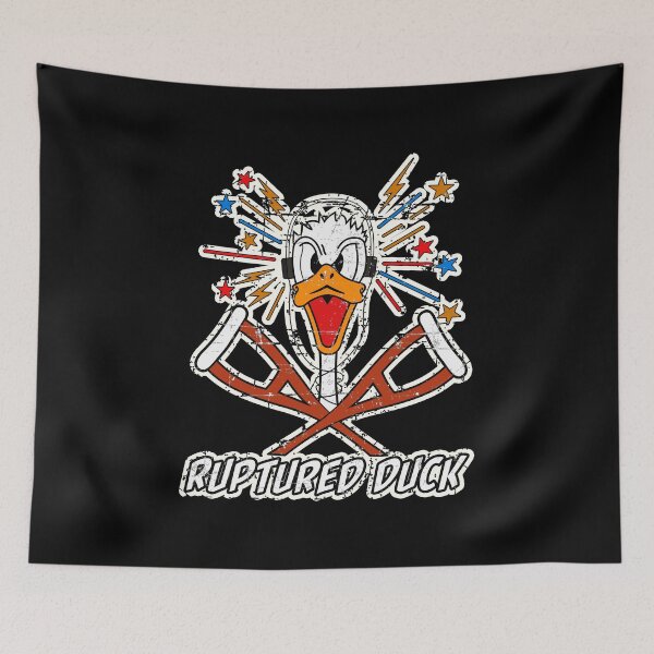 Item preview, USAF - B-25 Ruptured Duck Noise Art - V2 - Grunge Style designed and sold by pzd501.