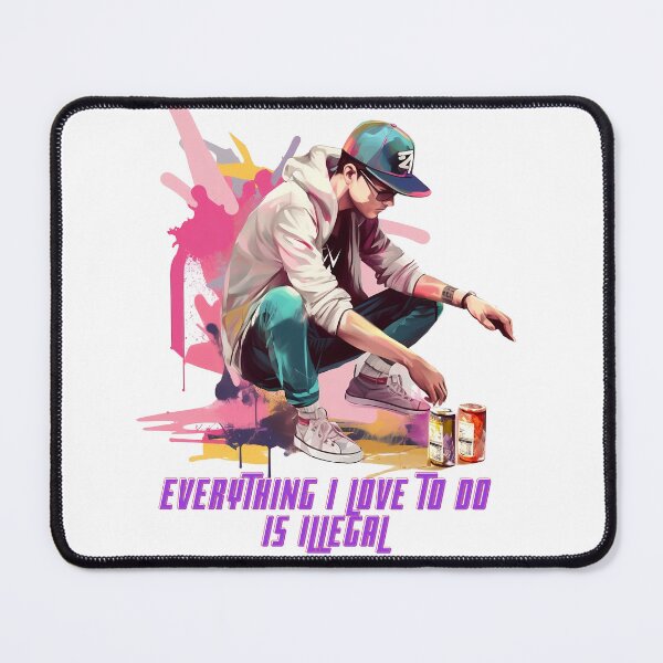Item preview, everything i love to do is illegal designed and sold by FunkyFlow.
