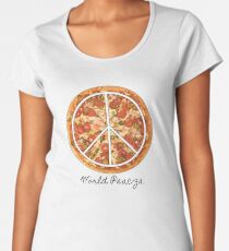 World Peac-za Women's Premium T-Shirt