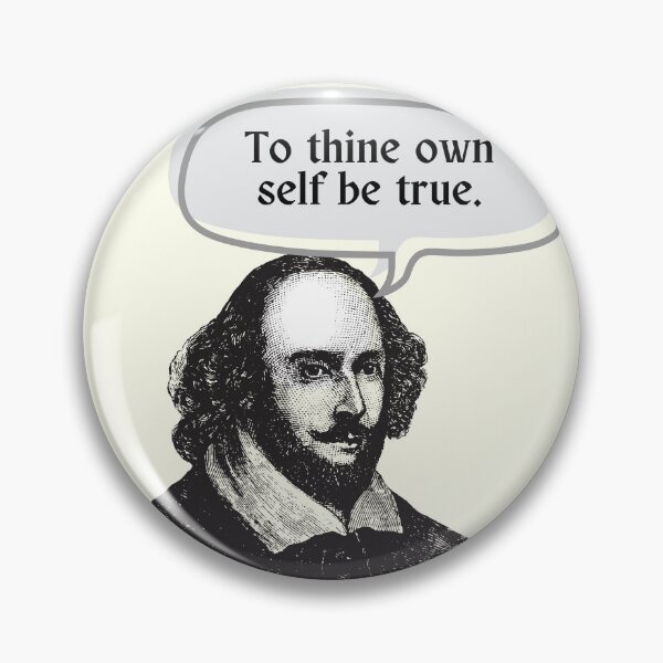 Item preview, To Thine Own Self Be True Motivational Shakespeare Quote designed and sold by IceCreamMuseum.
