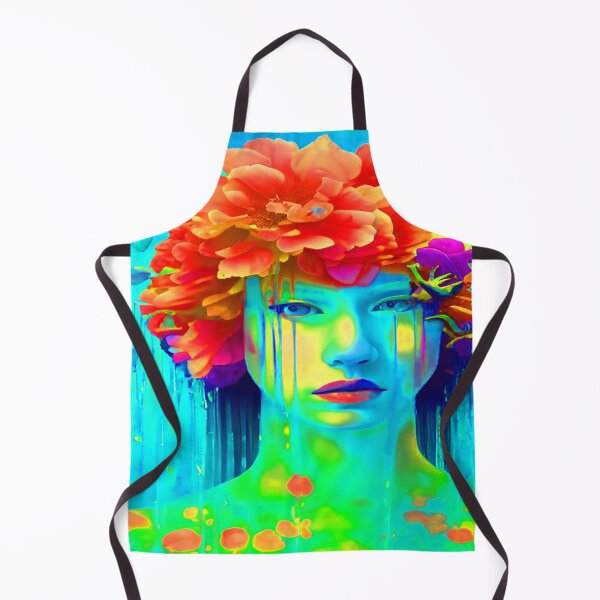 Item preview, Bright Neon Art Female Portrait Design designed and sold by deniselynnimage.