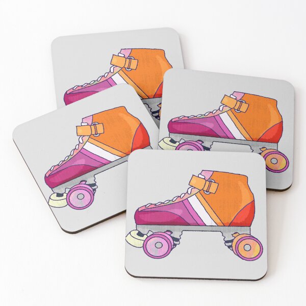 Item preview, Proud to Skate Orange and Pink Skate Design designed and sold by Sharpmichelle.