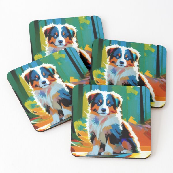Item preview, Dynamic Dreamer - The Australian Shepherd's Adventurous Spirit designed and sold by StyleSyndicatio.