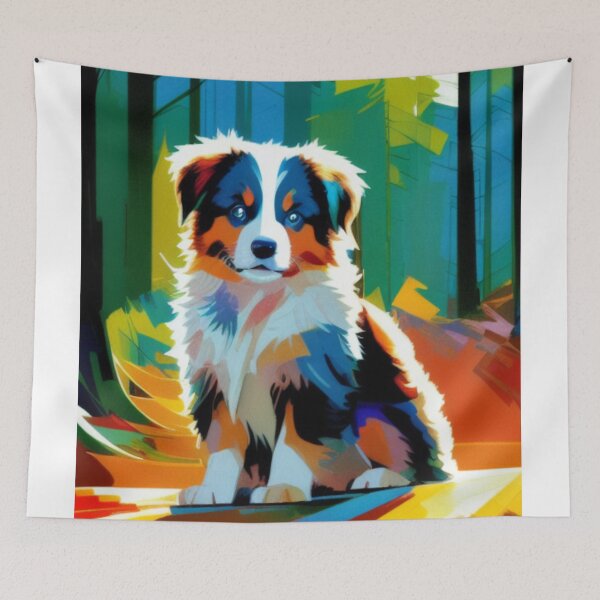 Item preview, Dynamic Dreamer - The Australian Shepherd's Adventurous Spirit designed and sold by StyleSyndicatio.